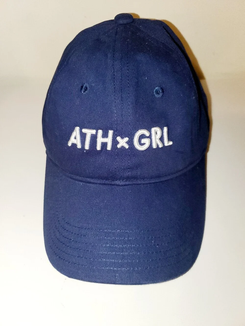 Athleta ATH x GRL Navy Embroidered Baseball Cap NWOT